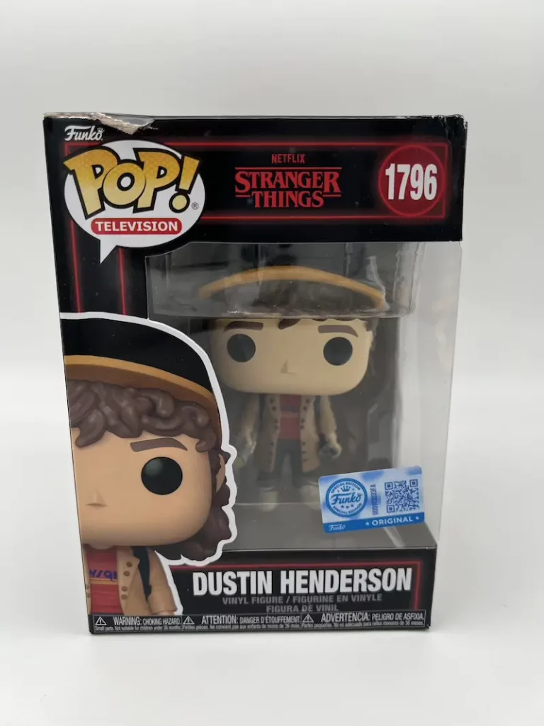 Funko POP! Stranger Things - Dustin Henderson (w/Flashlight) 1796 Special Edition [beschädigt]