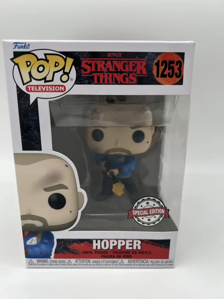 Funko POP! Stranger Things - Hopper 1253 Special Edition [beschädigt]