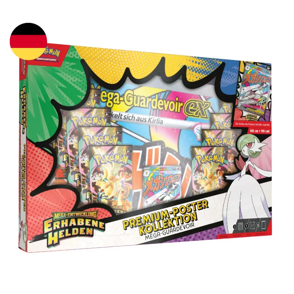 Pokémon: Mega Entwicklung - Erhabene Helden Premium-Poster Kollektion Mega-Guardevoir *Deutsche Version*