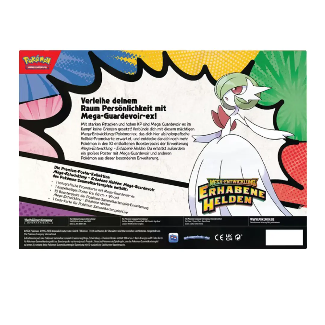 Pokémon: Mega Entwicklung - Erhabene Helden Premium-Poster Kollektion Mega-Guardevoir *Deutsche Version*