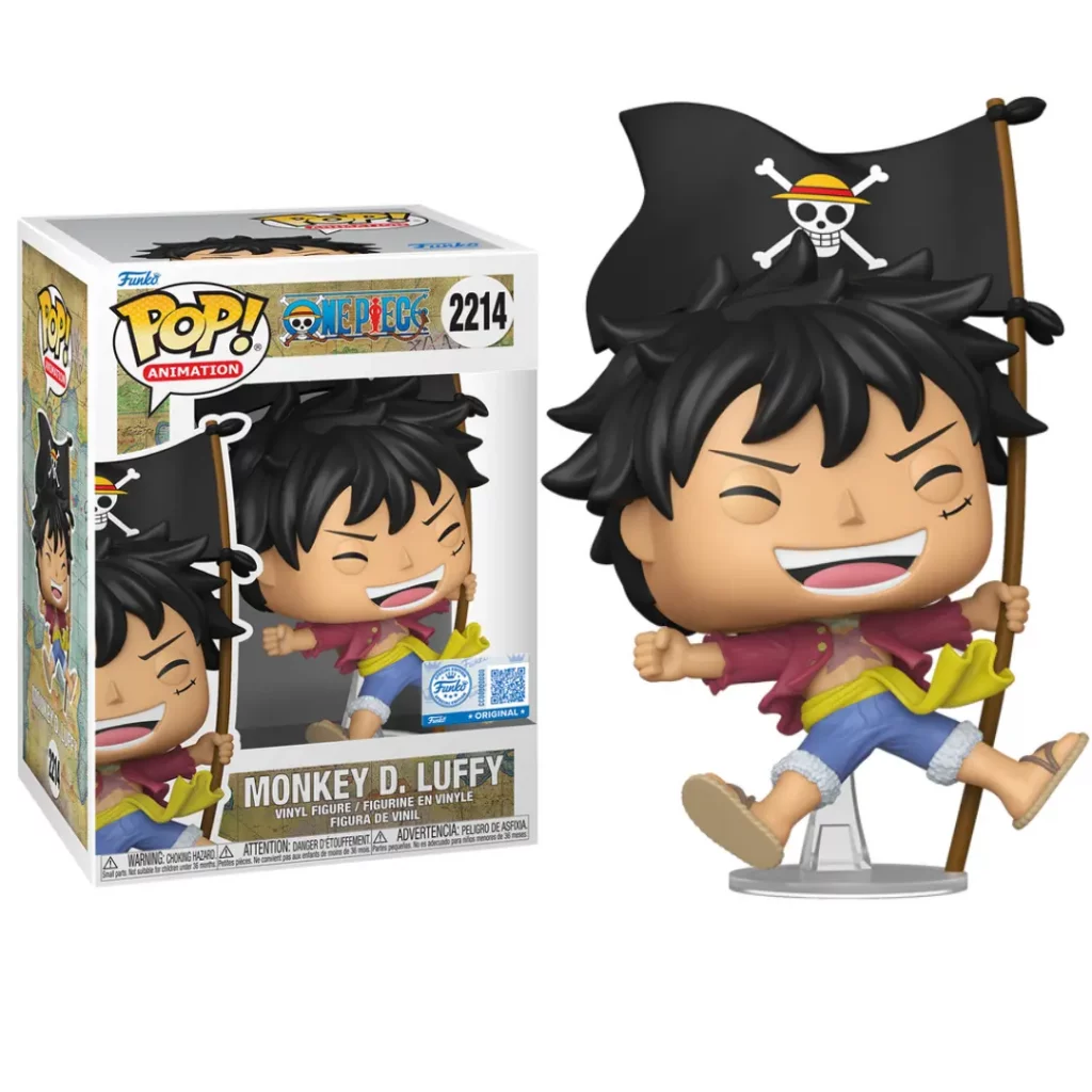 Funko POP! One Piece - Monkey D. Luffy w/Flag Special Edition