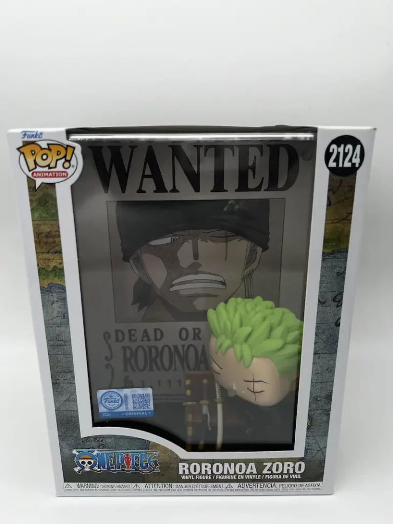Funko POP! Cover One Piece - Roronoa Zoro 2124 (Wanted) Special Edition [beschädigt]