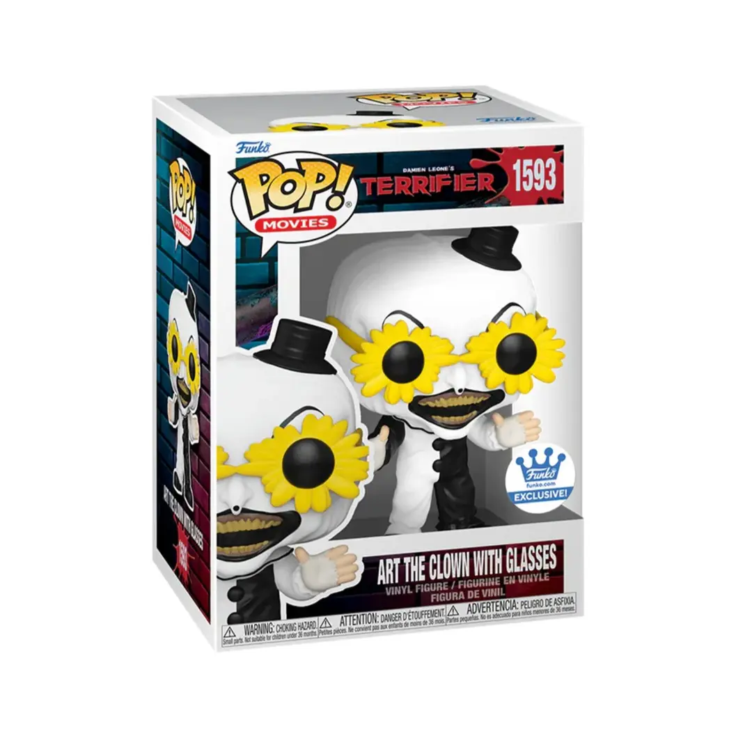 Funko POP! Terrifier - Art the Clown w/Glasses 1593 Funko exclusive