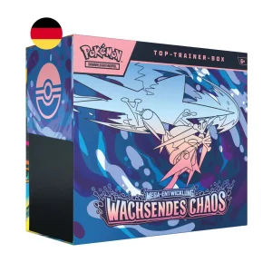 Pokémon: Mega Entwicklung - Wachsendes Chaos Top Trainer Box *Deutsche Version*