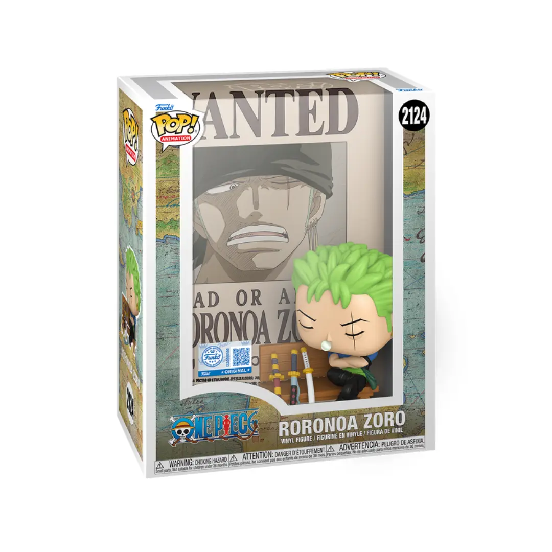 Funko POP! Cover One Piece - Roronoa Zoro 2124 (Wanted) Special Edition